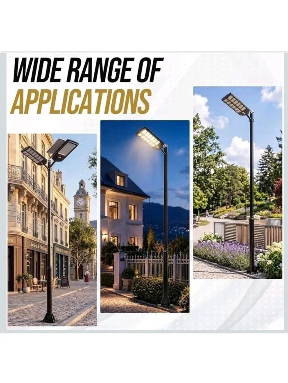 Street Light Pole 16 FT, Adjustable Heavy Duty Outdoor Metal Lamp...